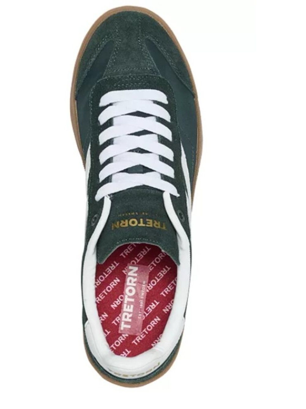Tretorn Dark Green Skylar Low-Top Sneakers - Picture 3 of 11